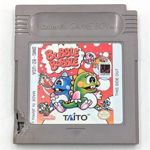 Bubble Bobble - Cartridge - (USA) - Gameboy Original (D Grade) (Used)